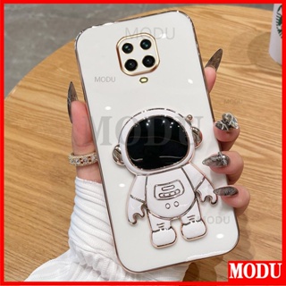 Modu เคสโทรศัพท์ซิลิโคนนิ่ม ลายนักบินอวกาศ 6D พร้อมขาตั้ง สําหรับ Xiaomi Redmi note 9 pro max 9s