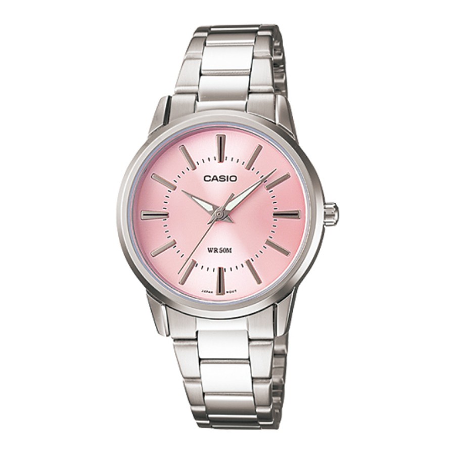 🔥🔥ส่งเร็วCasio Standard นาฬิกาข้อมือผู้หญิง สายสแตนเลส รุ่น LTP-1303,LTP-1303D,LTP-1303D-4A - สีเงิน