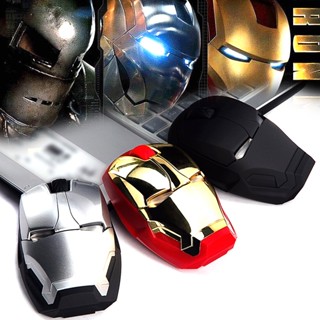 เมาส์เกมมิ่งไร้สาย Iron Man 2.4GHz DPI 800 1200 1600 2400 DPI ปรับได้