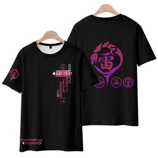 2022 New Anime honkai impact 3 Raiden Mei T shirt Japanese mens fashion women loose 3D printing unisex casual shor_02