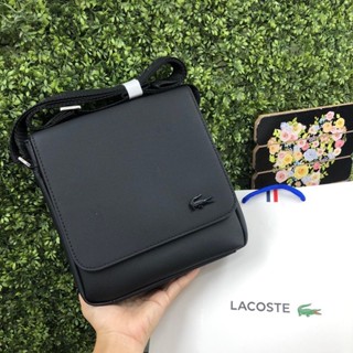 Lacoste กระเป๋าสะพายไหล่ กระเป๋าเมสเซนเจอร์ ลําลอง สไตล์นักธุรกิจ สําหรับผู้ชาย