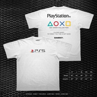 2023เสื้อยืดผ้าฝ้าย SADBOY : PS5 x GAMEBOY | Oversized T-shirt | 100% Premium Cotton