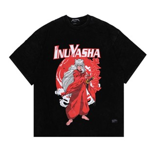 เสื้อยืด โอเวอร์ไซซ์ พิมพ์ลายซามูไร INUYASHA_01