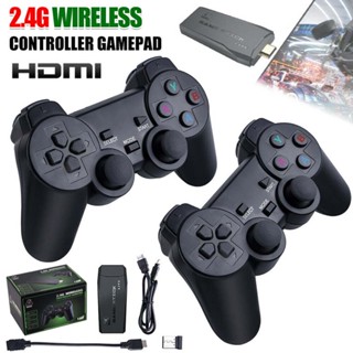  2.4G wireless high-definition HDMI 4K TV game stick dual player controller game console 32G/64G 10000+gaming video game console w/2 * wireless game board