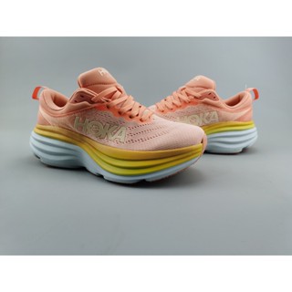 HOKA ONE ONE Bondi 8 Light cushioned long distance road running shoes orange36-45