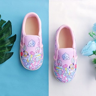 (จัดส่งตรงจุด) รองเท้าเด็กผู้หญิงตุ๊กตาลูกกวาดเลียนแบบ