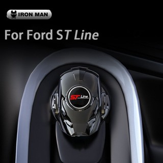 ฝาครอบปุ่มสตาร์ทเครื่องยนต์ แบบปุ่มกด สําหรับรถยนต์ Ford ST