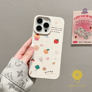 For เคสไอโฟน 14 Pro Max [Cute Bear Fruit] เคส Phone Case For iPhone 14 Pro Max Plus 13 12 Mini 11 For เคสไอโฟน11 Ins Korean Style Retro Classic Couple Shockproof Protective TPU Cover Shell