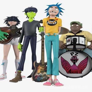 โมเดลฟิกเกอร์ Rock Band gorillaz 2D Noodle Murdoc Russel งานฝีมือ สําหรับตกแต่ง