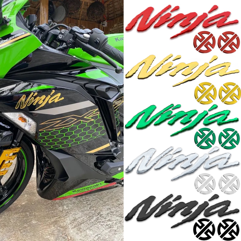 ตราสัญลักษณ์โลโก้ 3 มิติ แบบนิ่ม สําหรับติดตกแต่งรถจักรยานยนต์ Kawasaki Ninja H2 Z900 Z800 H2R Z125 