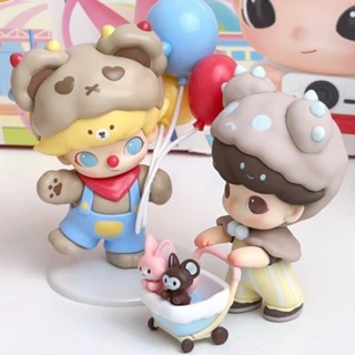 【ของแท้】POPMART Dimoo ฟิกเกอร์ตุ๊กตาฟิกเกอร์ POPMART DIMOO Dating Day Series ของขวัญ สําหรับตกแต่งบ้าน