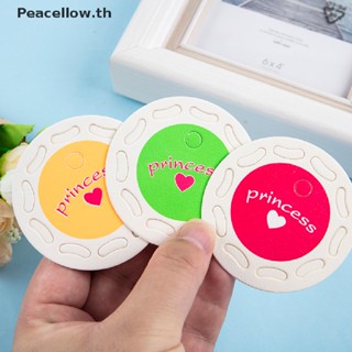 Peacellow ป้ายแท็กกระดาษ ทรงกลม 10 หลุม สีแดง สีเขียว สีเหลือง แฮนด์เมด DIY สําหรับทําเครื่องประดับ กิ๊บติดผม 50 ชิ้น