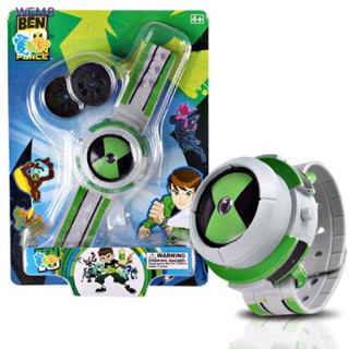 Wemb ใหม่ โปรเจคเตอร์นาฬิกาข้อมือ ลายการ์ตูน Ben10 ของเล่นสําหรับเด็ก