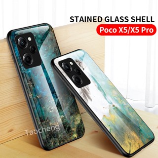 เคสโทรศัพท์มือถือแบบนิ่ม TPU กันกระแทก ลายหินอ่อน หรูหรา สําหรับ Xiaomi Poco X5 Pro PocoX5Pro 5G 2023