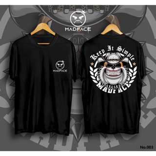 MAD FACE Cowboy - Pit Bull Dog  T-Shirts 2022 New D26  Short Sleeve Cool Temperament_02