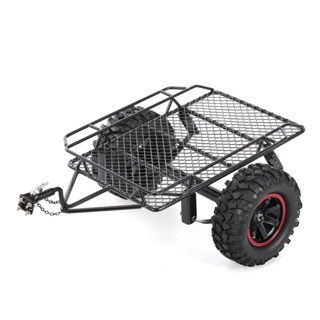 [มาใหม่] รถพ่วงบังคับวิทยุ สําหรับรถไต่หินบังคับ 1/10 Traxxas HSP Redcat RC4WD Tamiya Axial SCX10 D90 HPI [12][มาใหม่]