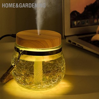 Home&amp;Gardening เครื่องทำความชื้นแบบแก้วตั้งโต๊ะเครื่องฉีดน้ำกระจาย USB อุปกรณ์เสริมในครัวเรือนแบบชาร์จไฟได้