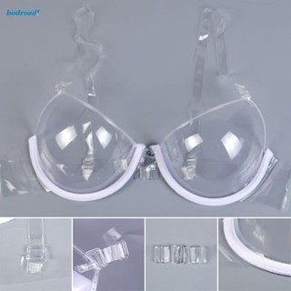 【HODRD】Bra Clear Bra Strap Cup Summer Transparent Underwire Invisible Push-Up【Fashion】