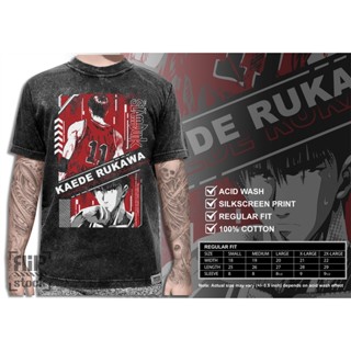 Acid Wash - SlamDunk Rukawa anime tees_09