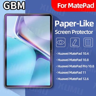 Paperlike ฟิล์มกันรอยหน้าจอ HD เนื้อแมตต์ กันแสงสะท้อน สําหรับ Huawei Matepad 11 Pro 10.8 12.6 Mate Pad 10.4