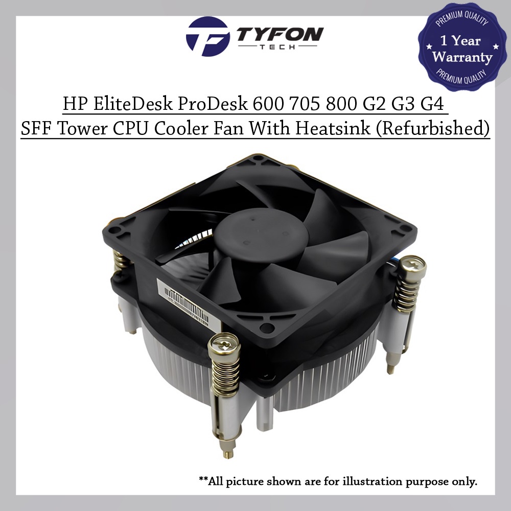 HP EliteDesk ProDesk 600 705 800 G2 G3 G4 SFF Tower CPU พัดลมระบายความร้อนพร้อมฮีทซิงค์ 908998-001 (
