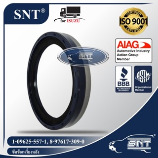 SNT ซีลคอหลัง/ซีลข้อเหวี่ยงหลัง แบบสักหลาด, Oil Seal - ISUZU ( อีซูซุ ) รุ่น GIGA, 6WA1,6WG1,6WF1 P/N 1-09625-557-1, ...