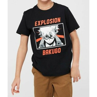 เสื้อยืดพิมพ์ลาย Uniqlo เสื้อยืด พิมพ์ลาย My Hero Academia Bakugou Gr_04