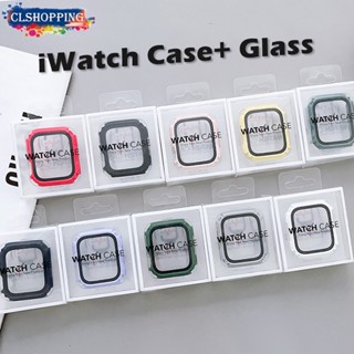 ฟิล์มกระจก และฝาครอบ สําหรับ Apple watch case 8 7 6 SE 5 iWatch Ultra 49 มม. 45 มม. 41 มม. 44 มม. 40 มม.