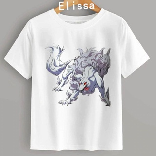 Inuyasha Classic Anime Sesshomaru Adult T Cartoon Print White Tshirt Aesthetic Streetwear New Tee Shir_03