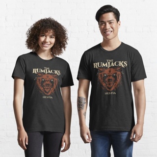 เสื้อเชิ้ตแขนสั้น เสื้อไม่ต้องรีด เสื้อยืดแขนสั้น เสื้อยืดไม่ต้องรีด THE RUMJACKS BAND Essential T-Shirt 82161012057685