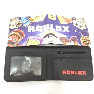 Roblox กระเป๋าสตางค์ใบสั้น หนัง Pu พับได้ ใส่บัตรประจําตัวประชาชน ใบอนุญาตได้ สําหรับเด็ก