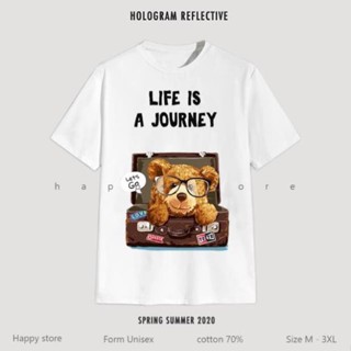 Teddy Bear T-shirt 100% high quality cotton suitcase_02