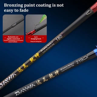 【ฟรีลูกเสา】Daiwa คันเบ็ดลูอา 1.65/1.8 ม. น้ำหนักเบา โทน M แกนหมุน/แท่งปืน มือจับ EVA แถมสายเบ็ด 100 ม. ใช้ได้ทั้งน้ำจืดแ
