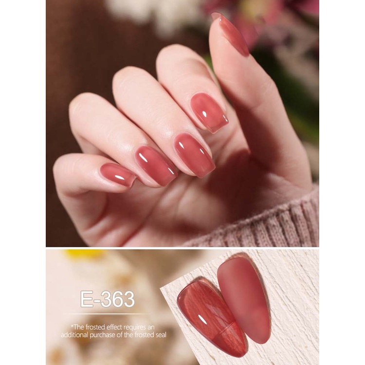 Gaoy ยาทาเล็บเจล รุ่น ไซรัป (รหัส E357-380), สีเจล GAOY สีทาเล็บเจล สีแน่น ขวดสวย ยาทาเล็บเจล สีเจลไซรัป สีเจลใสๆ สีเจลโทนสุขภาพดี เนื้อใสๆ ราคาถูก วุ้นสียาทาเล็บสด - รูปที่ 4