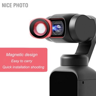 Nice photo กล้องมือถือ Magnetic High Definition Wide Angle Lens Filter สำหรับ Osmo Pocket 1/2