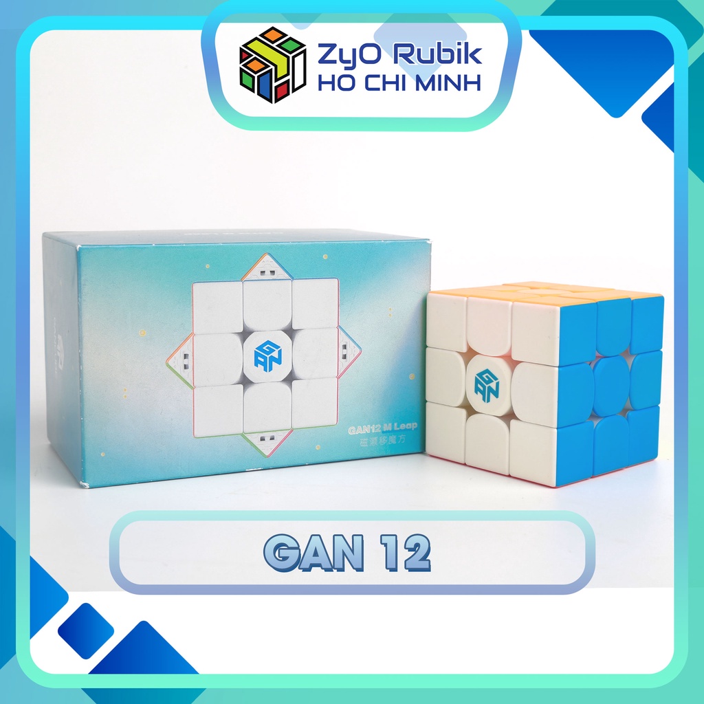 [3x3] Rubik Gan 12 Series 3 version Mleap/Maglev/Maglev UV Stickerless - ของเล่นทางปัญญา - Zyo Rubik