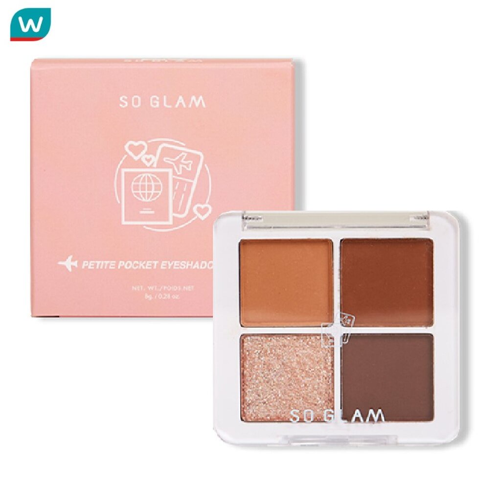 So Glam โซ แกลม เปอร์ติต พ็อกเกต อายแชโดว์ พาเลต 8ก. 03 โตเกียว มิดทาวน์