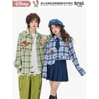 Judy Nick Original snbl Mori Girl Tribe Girlfriends Clothes Cute Niche Shirt Design Plaid Top Spring