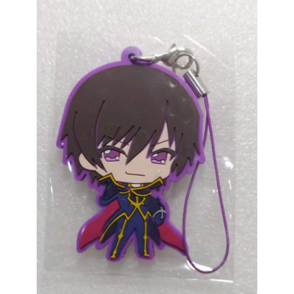 ของแท้ ที่ห้อยโทรศัพท์ ที่ห้อยกระเป๋า พวงกุญแจยาง Code Geass Bandai Rubber Strap