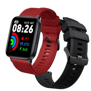 สายนาฬิกาข้อมือซิลิโคน แบบนิ่ม สีโรสโกลด์ สําหรับ zeblaze swim gps smart Watch Band