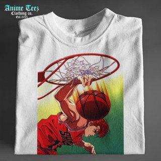 ✇ↂAnime Shirt SLAMDUNK ANIME T-SHIRT ( SAKURAGI ) DESIGN COTTON SPANDEX ( SAKURAGI ) A_09