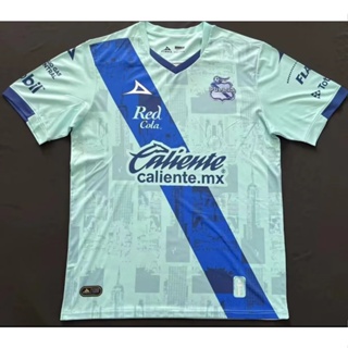 เสื้อกีฬาแขนสั้น ลายทีมชาติฟุตบอล Puebla 2022 2023