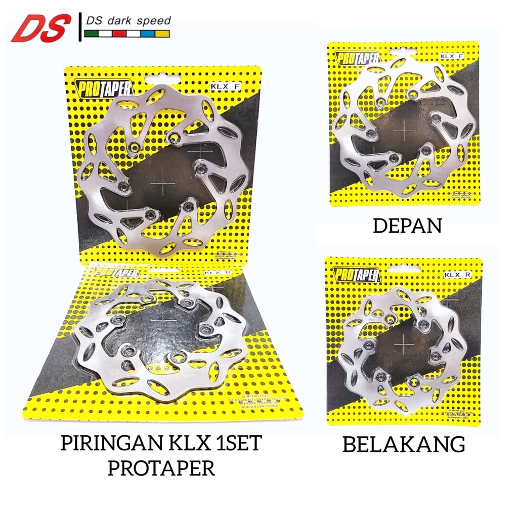 จานหน้าและหลัง KLX 1 ชุด สเตอร์. klx 150 d-tracker KLX 150 BF LSG ดิสก์เบรก ด้านหน้าด้านหลัง