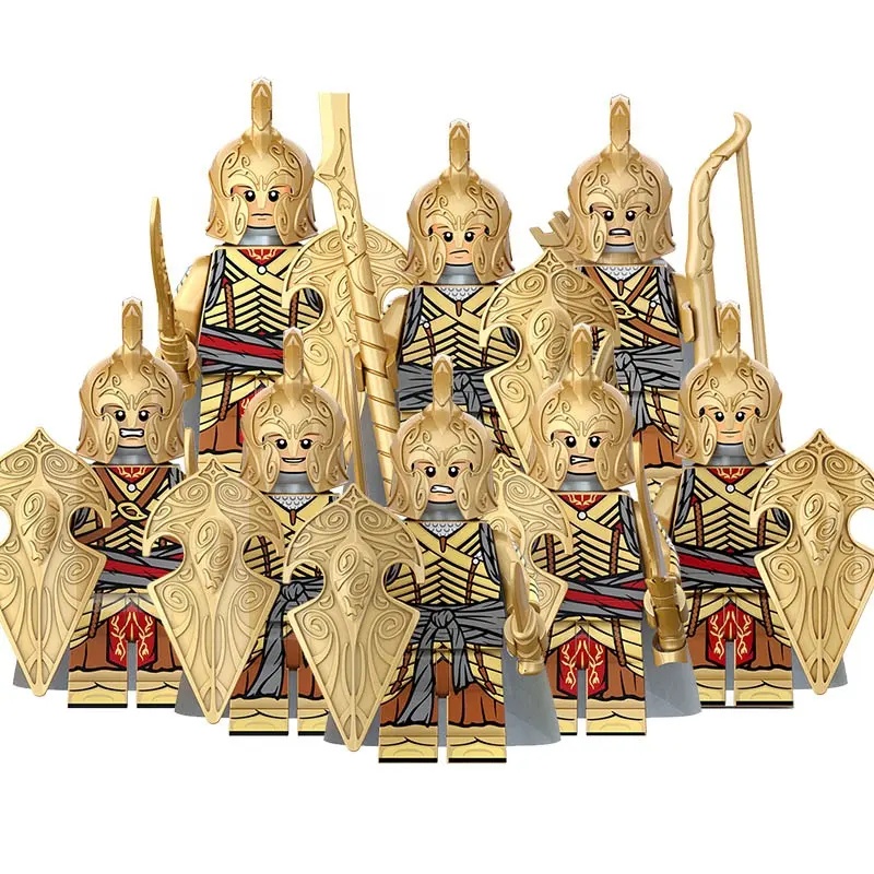 ฟิกเกอร์ อัศวินยุคกลาง Noldo Warrior Golodh Emor Theoden Archer ขนาดเล็ก ของเล่นสําหรับเด็ก