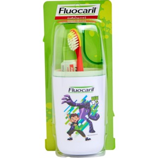 ฟลูโอคารีลชุดแปรงฟันเด็ก 2-6ปีFLUOCARIL SCHOOL LUNCH TB SET 2-6Y