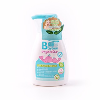 เบย์บี เจลเหลวอาบน้ำ สระผมเด็ก ออร์แกนิค:คละสี:EACHBAYBEE HEAD TO TOE BATH ORGANIC