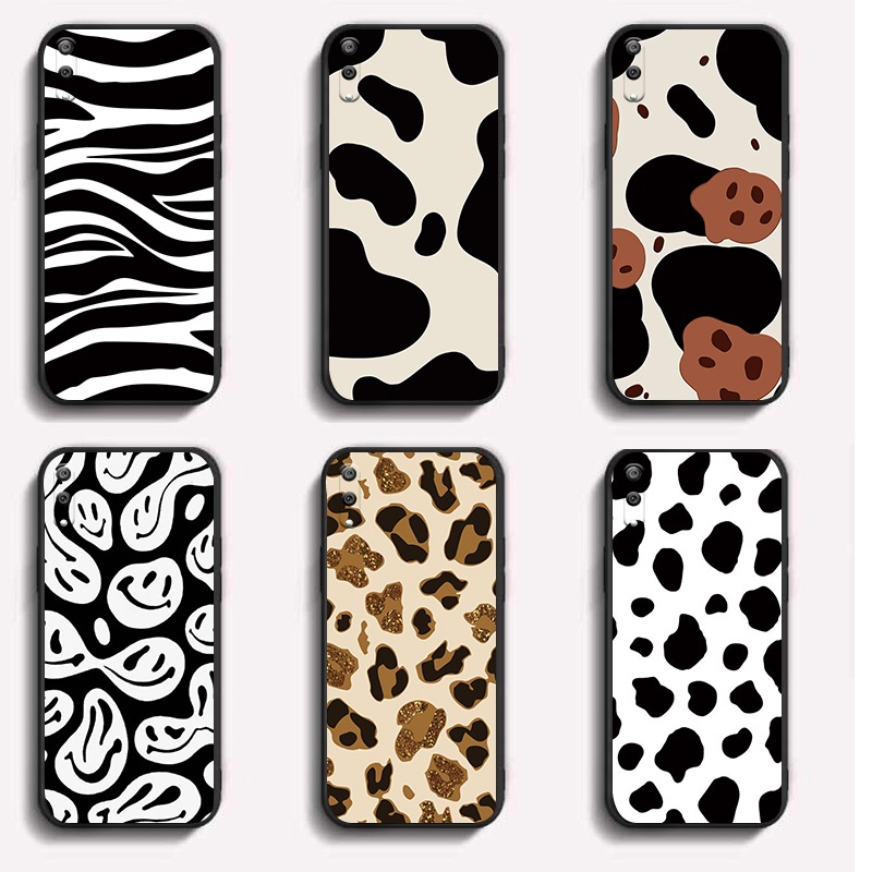 ปลอก Huawei Y7P Y8P Y7 Pro 2019 Y7 Prime Y7 2017 เคสโทรศัพท์ Milk Leopard TPU กันกระแทกนุ่มปกหลัง