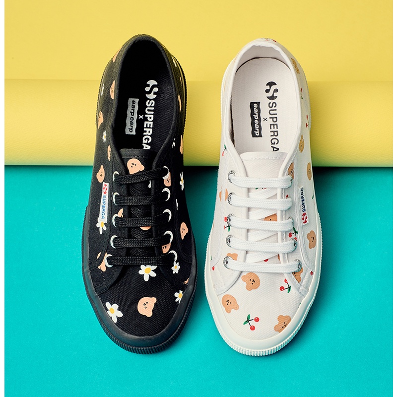 Superga + Earpearp 2750 PRINT COVY MERRY รองเท้าผ้าใบลําลอง สําหรับผู้ชาย สไตล์เกาหลี