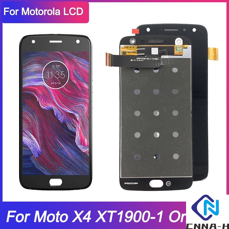 หน้าจอแสดงผลสัมผัสดิจิทัล lcd สําหรับ Motorola Moto X4 Display XT1900 XT1900-1 XT1900-4 XT1900-7 Mot