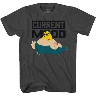 Pokemon Snorlax and Pikachu Current Mood Shirt_07